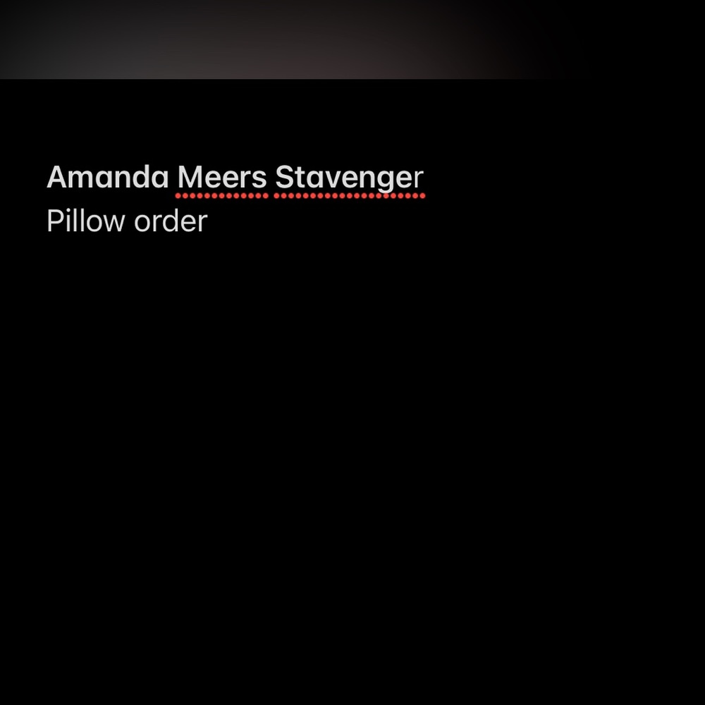 For Amanda only